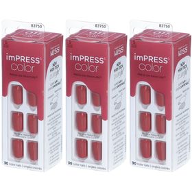 KISS Impress Color Kit Faux-Ongles Gel – Rose Court