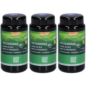 NATURKRAFTWERKE Herbe de blé pressée Demeter