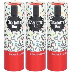 Charlotte Bio Rouge à lèvres Vrai rouge mat