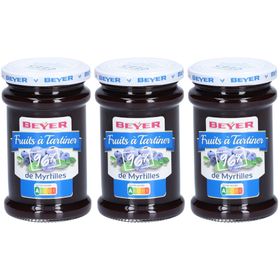 BEYER Fruits à Tartiner 96% de Myrtilles