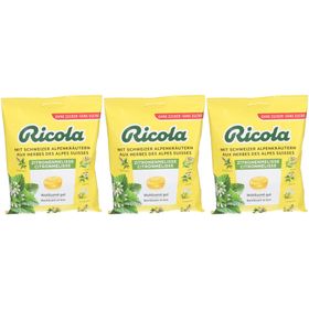 Ricola bonbons citron mélisse sans sucre