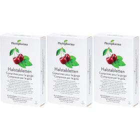 PHYTOPHARMA Comprimés pour la gorge Cerise - Menthol
