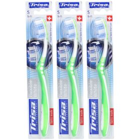 TRISA Brosse à dents Flexible White Douce