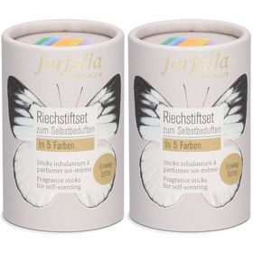 FARFALLA Set de Sticks inhalateurs 5 couleurs