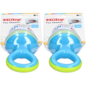 Nûby Tétine alimentaire avec capuchon aqua