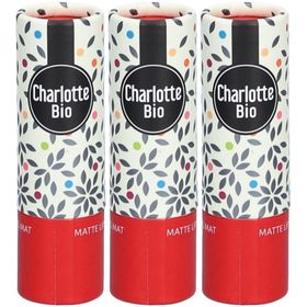 CHARLOTTE BIO Rouge à lèvres Mat - Rouge Passion
