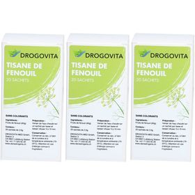 Drogovita Infusion graines de fenouil 20 sachets
