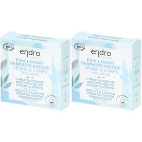 ENDRO Pain Lavant Dermatologique Visage & Corps Sans Parfum