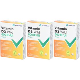 Verfora Vitamin D3 Wild 600 UI Vegan
