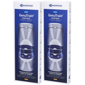 BAUERFEIND® GenuTrain® Genouillère avec bord en silicone taille 6 titan