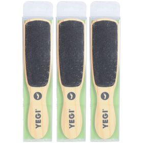 YEGI Lime naturelle à callosités avec manche en bois de hêtre FSC