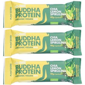ISWARI Buddha Protein - Barre protéinée Chia, Citron et Spiruline bio
