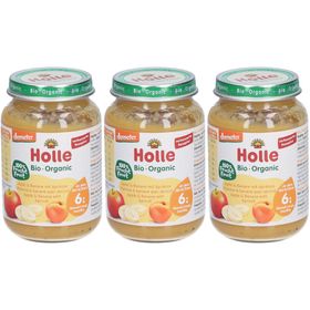 Holle Pommes et bananes bio à l'abricot