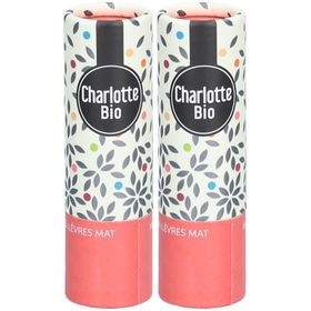 CHARLOTTE BIO Rouge à lèvres Mat - Rouge Rosé