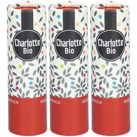 CHARLOTTE BIO Rouge à lèvres Mat - Coquelicot