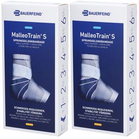 BAUERFEIND® Malleotrain® S Chevillère taille 5 gauche titane