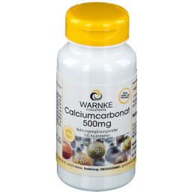 Warnke Vitalstoffe Carbonate de calcium 500 mg comprimés à mâcher