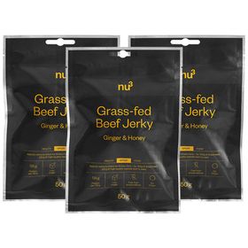 nu3 Beef Jerky, Miel-Gingembre