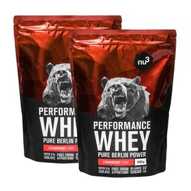 NU3 Performance Whey Protéines fraise - Poudre de protéine