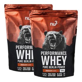 NU3 Performance Whey Protéines en poudre chocolat