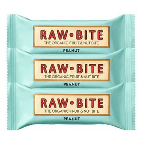 RAWBITE Barre de fruits & de noix avec cacahuètes