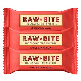 RAWBITE Barre de fruits & de noix avec pomme et cannelle