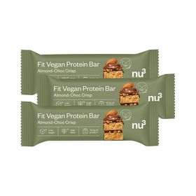 nu3 Fit Vegan Protein Bar, Almond-Choc Crisp
