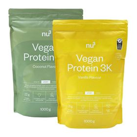 nu3 Vegan Protein 3K, Pack découverte Vanille & Noix de coco