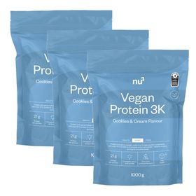 NU3 Vegan Protein 3K Shake, Cookies-Cream