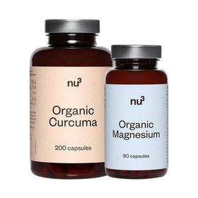 nu3 Gélules de magnésium bio + nu3 curcuma bio