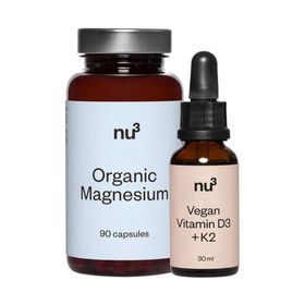 nu3 Magnésium bio + Vitamine D3 + K2 végane