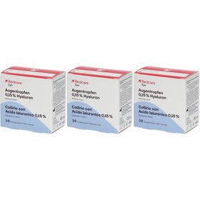 Redcare Collyre avec 0,15 % d'acide hyaluronique