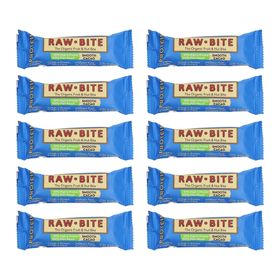 RAWBITE Barre protéinée aux fruits et aux noix Smooth Cacao