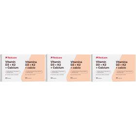 Redcare Vitamine D3, K2 et Calcium