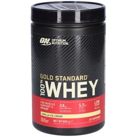 Optimum Nutrition 100% Whey Gold Standard Crème glacée à la vanille