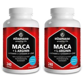 Vitamaze Maca 4000 mg + L-Arginine + Vitamines + Zinc