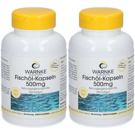 Warnke Huile de poisson 500mg Gélules