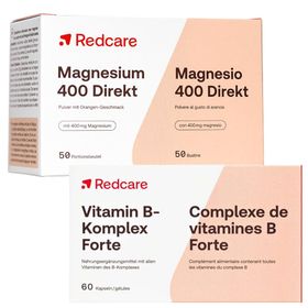 Redcare Complexe de vitamines B Forte + Magnésium 400 Direct