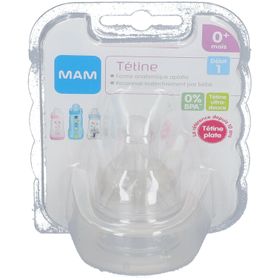 Achetez MAM Tétine Silicone Débit lent 1 Lot de 2 moins cher