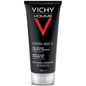 Vichy Homme HYDRA MAG-C Gel-Douche Hydratant Revigorant