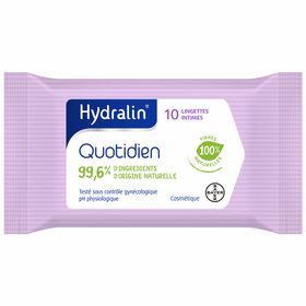 Hydralin® Quotidien - Lingettes Douces Biodégradables