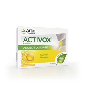 Arkopharma Activox® Pastilles pour la gorge sans sucre au miel