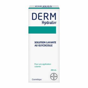 Derm Hydralin Solution Lavante au Glycocolle 200 ml