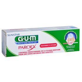 Gum® Paroex 0.12% gel dentifrice anti-plaque