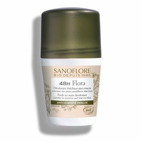SANOFLORE Déodorant Flora efficacité 48h certifié bio 50ml