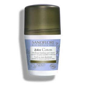 SANOFLORE Déodorant Coton efficacité 24h certifié bio 50ml