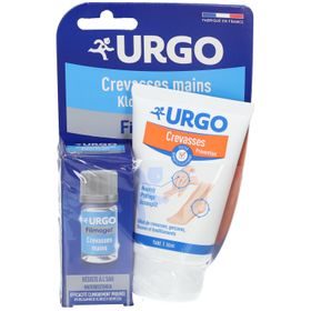 URGO Pack Duo Hiver Filmogel® Crevasses Mains + Crème Prévention Crevasses