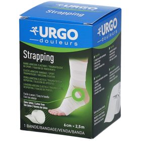 URGO Strapping Bande adhésive de contention 2,5 m x 6 cm