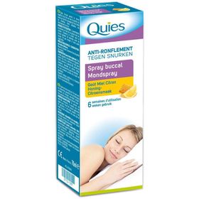 Quies spray anti-ronflement spray buccal miel citron