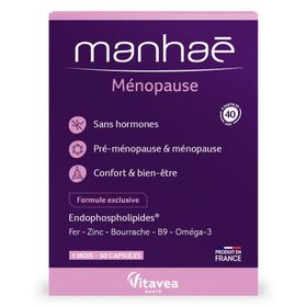 Nutrisanté Manhaé Sans hormones Pré-ménopause / Ménopause 45+